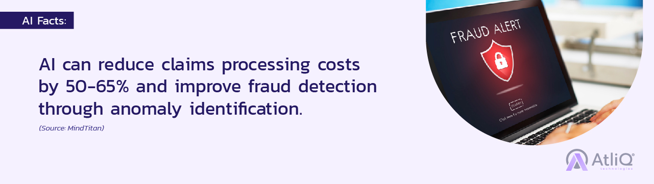 AI Facts: AI can reduce claims processing costs by 50-65% and improve fraud detection through anomaly identification.